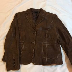 Leather Blazer